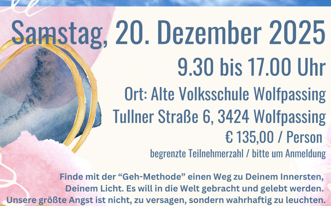 20. 12. 2025 – Der Himmel findet dich…
